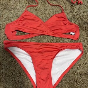 Vince Camuto Coral Bikini Set